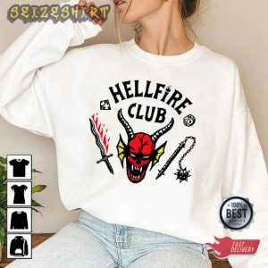 4 Hellfire Club Stranger Things Movie T Shirt