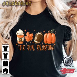 Tis The Season Shirt, Cute Pumpkin Shirt