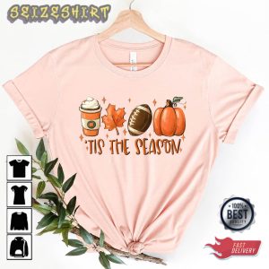 Tis The Season Shirt, Cute Pumpkin Shirt