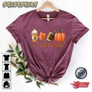 Tis The Season Shirt, Cute Pumpkin Shirt