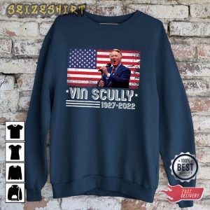 Vin Scully 1927 2022 Shirt , RIP Vin Scully Legendary Dodgers Broadcaster T-shirt