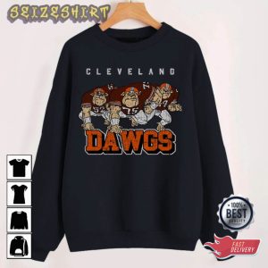 Vintage Cleveland Football Mascot Dawg Shirt
