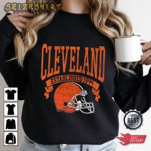 Vintage Cleveland Football Retro Tshirt