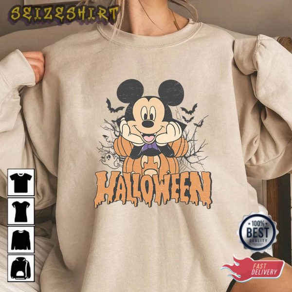 Vintage Disney Ride Shirt, Mickey Not So Scary, Disneyland