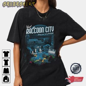 Visit Raccoon City Resident Evil Merch T-Shirt