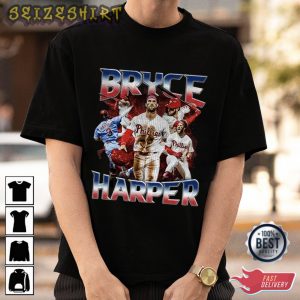 Bryce Harper Philadelphia Phillies T-Shirt Design