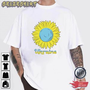 Ukraine Flag Sunflower Strong Graphic shirt