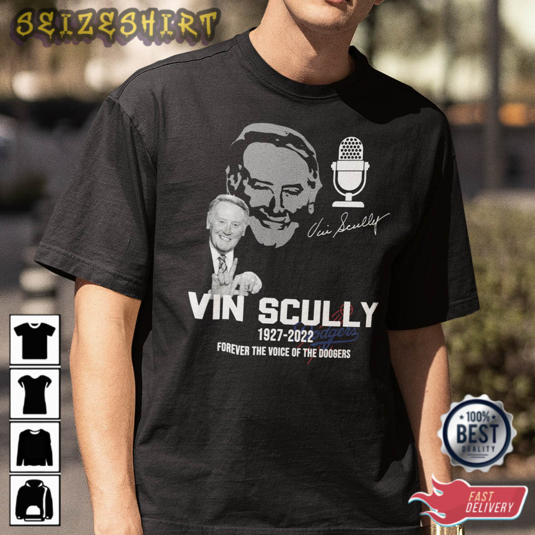 Vin Scully Shirt 1927 2022 Unique Graphic Tee