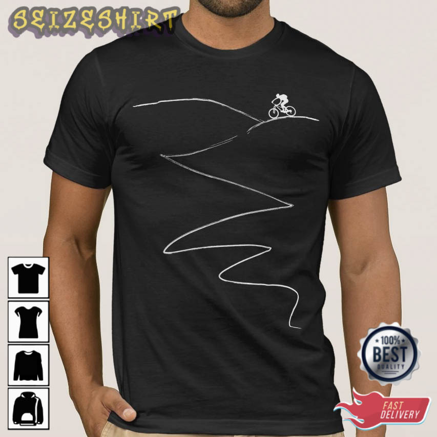 Cycling Bicycle Mountain For Clists Graphic Tee