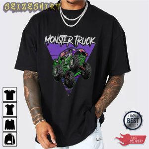 Monster Truck Best Graphic Tee Long Sleeve Shirt