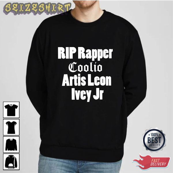 Sad RIP Rapper Coolio 2022 Best Shirt