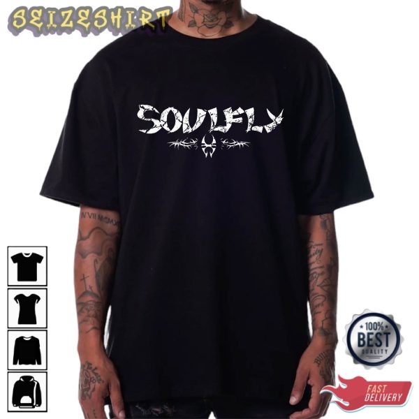 Rock Band Soulfly Tour 2022 Graphic T-Shirt