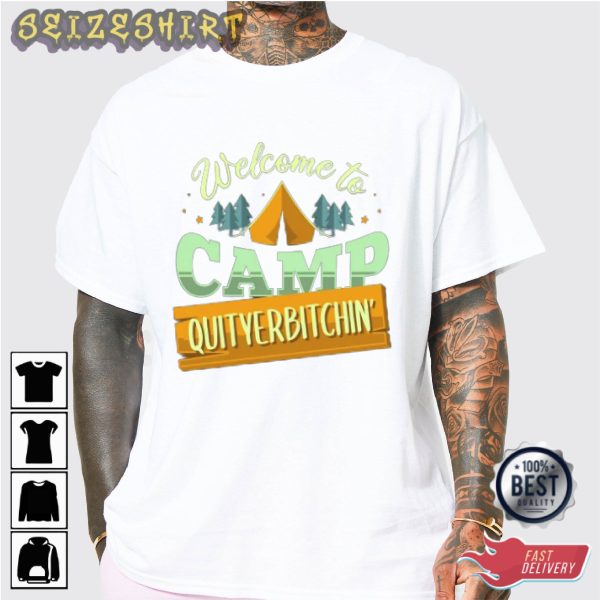 Welcome To Camp Qutyebitchin – Gifts For Camping Lovers Graphic Tee