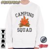 Camping Squad With Camp Fire Graphic Tee