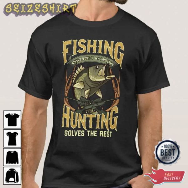 Fishing And Hunting HOT Graphic Tee