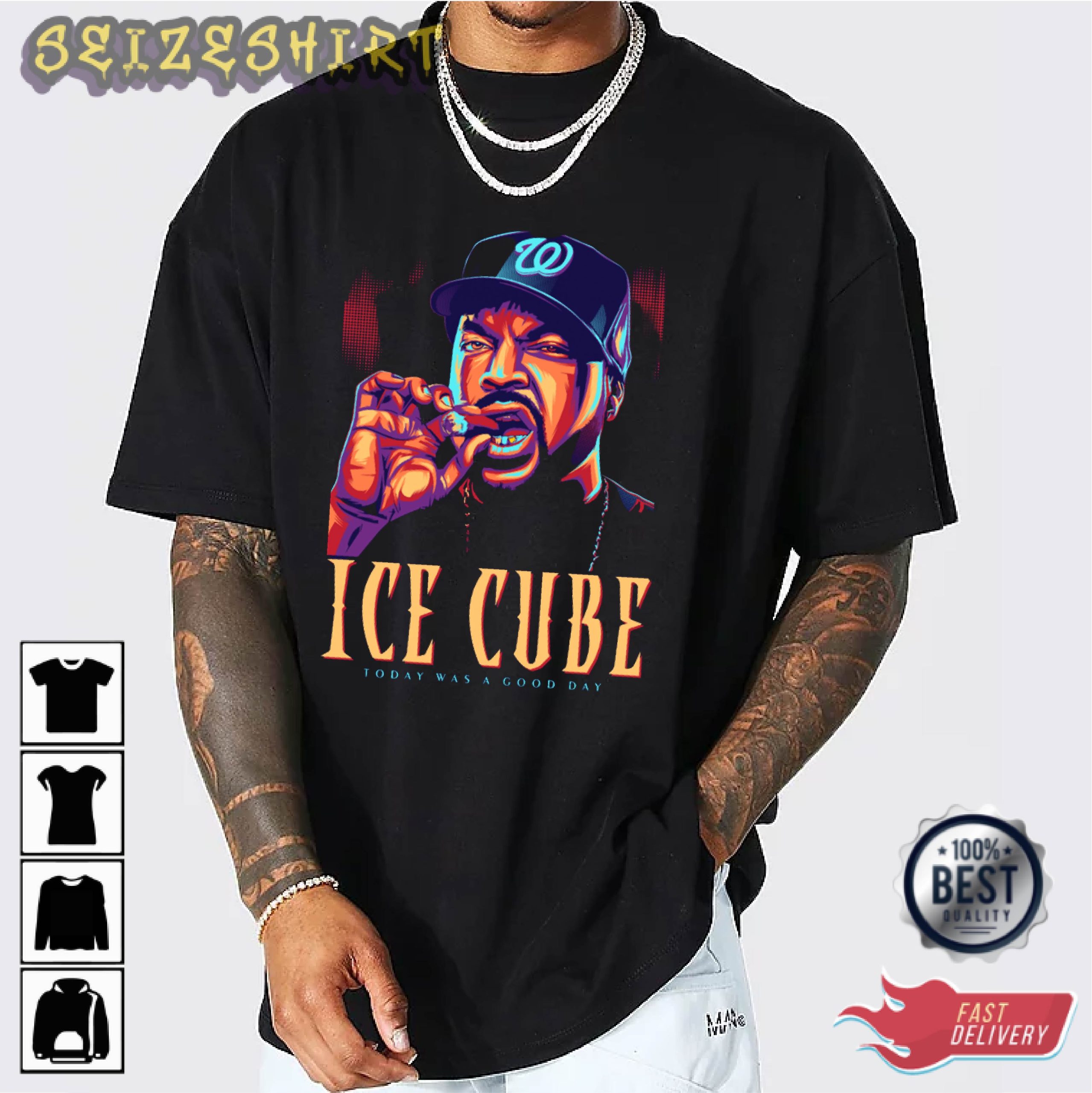Ice Cube Best Trending Graphic Tee Long Sleeve Shirt