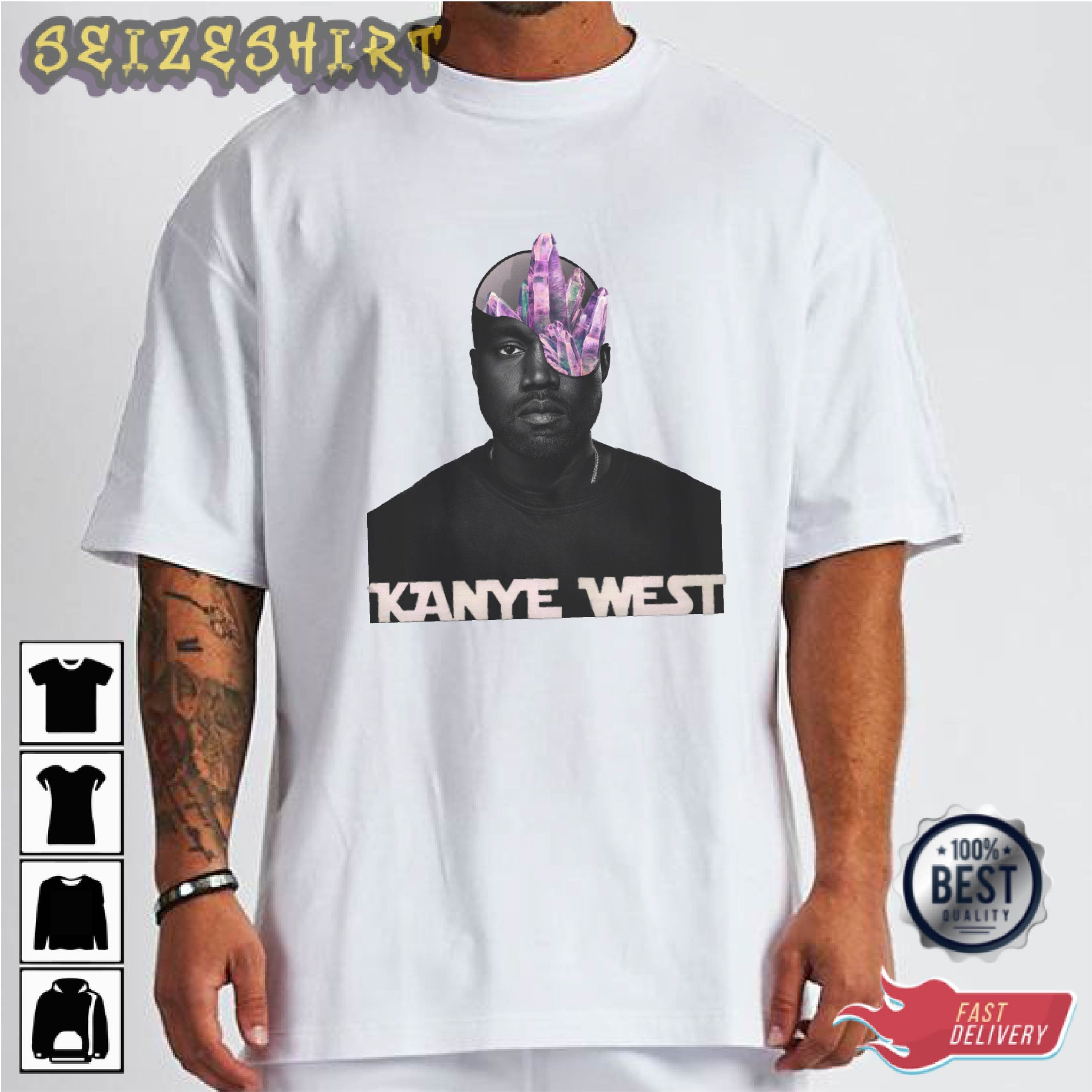 Kanye West 90s Inspired Vintage T Shirt