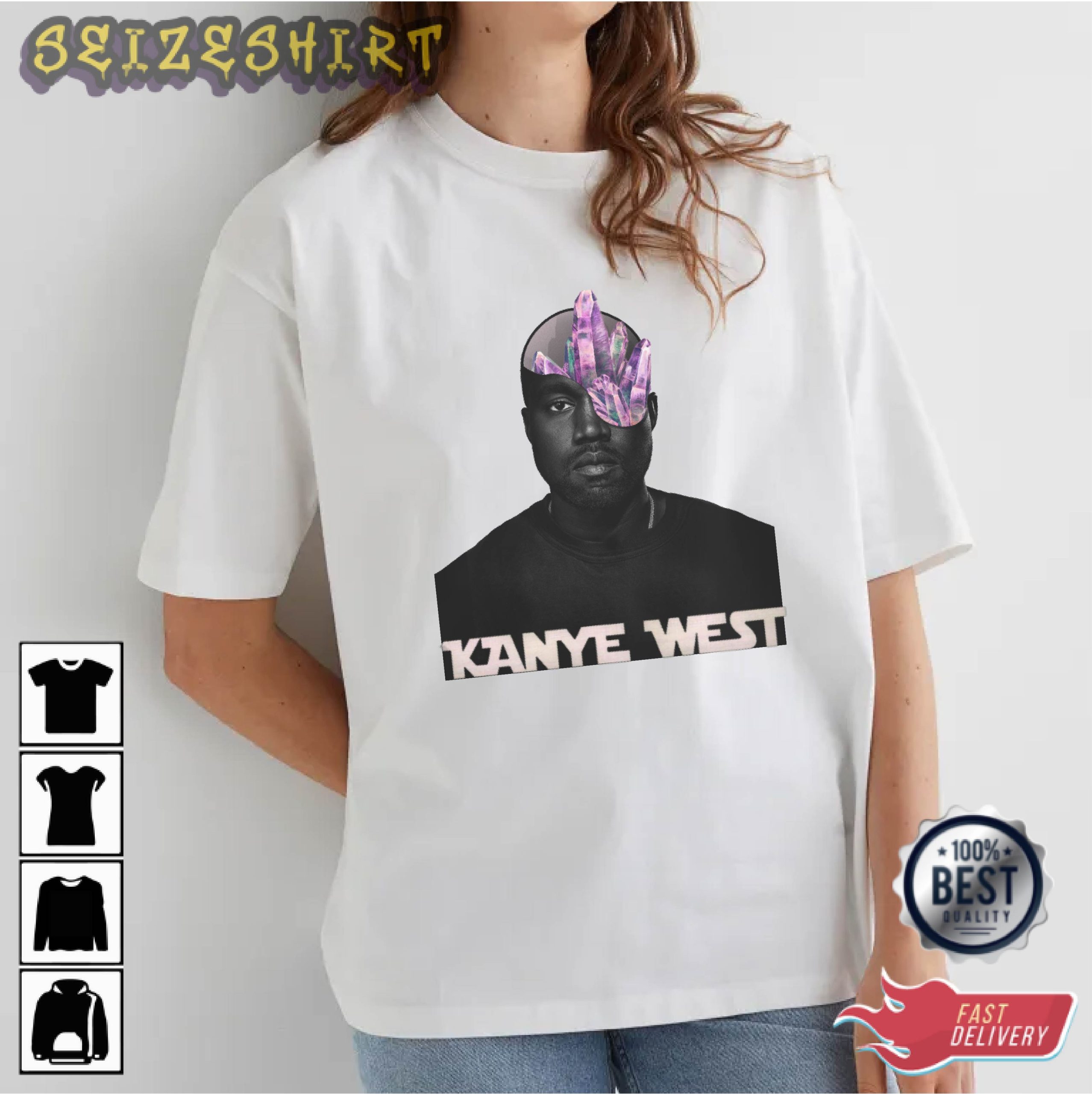 Kanye West 90s Inspired Vintage T Shirt