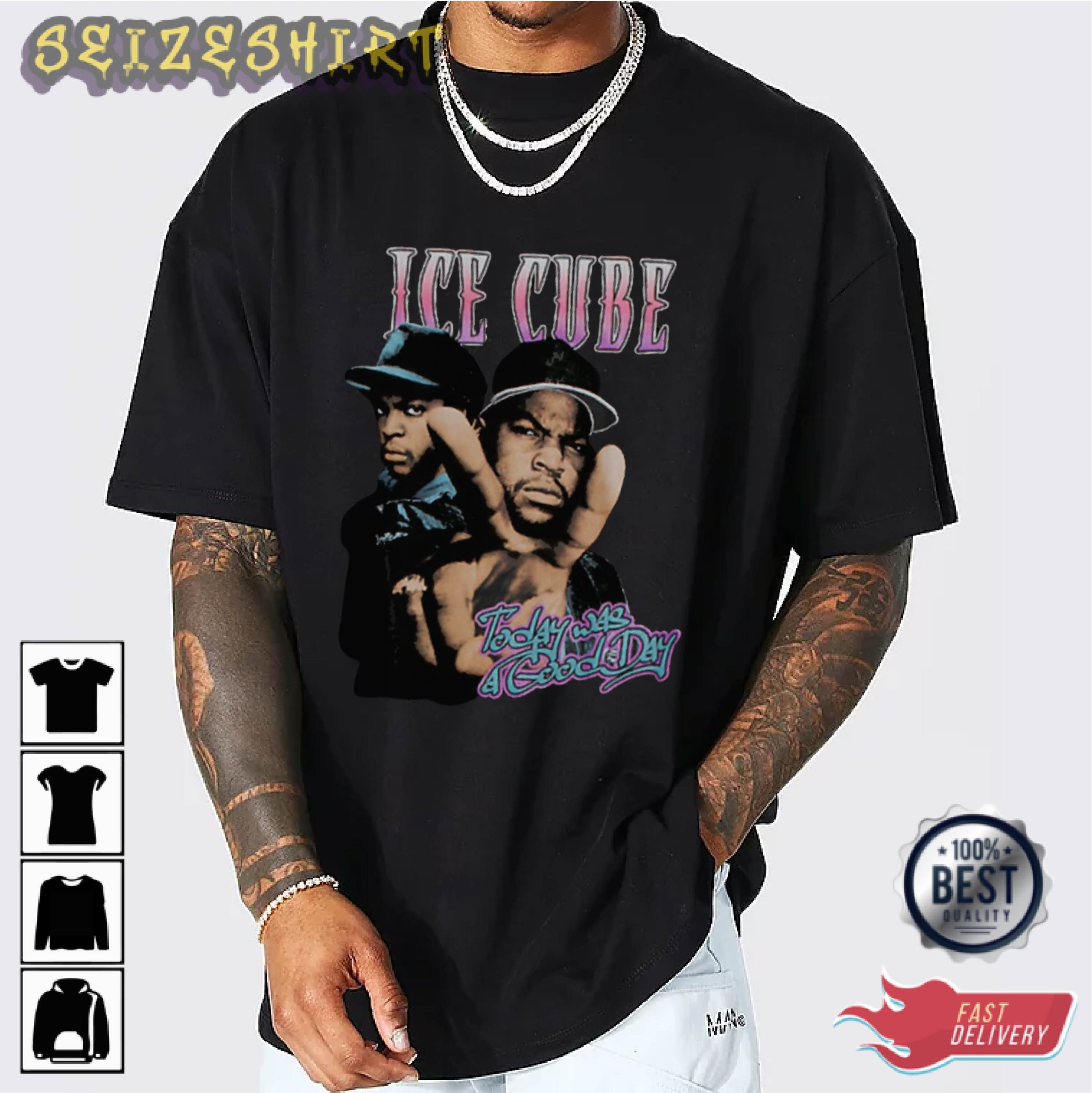 Ice Cube Good Day Graphic Tee Long Sleeve Shirt