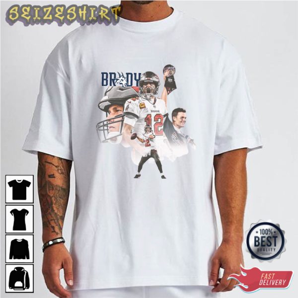 Vintage Bootleg Tom Brady Graphic Shirt