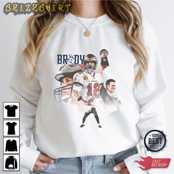 Vintage Bootleg Tom Brady Graphic Shirt