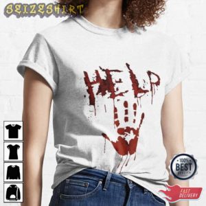 Red Blood Halloween Horror Graphic Tee