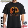 Black Dragon Cat Halloween Graphic Tee