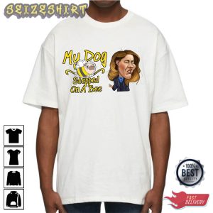 Funny Meme Hottopic Amber Heard Bee Meme Graphic T-Shirt