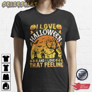 I Love Halloween Holiday T-Shirt