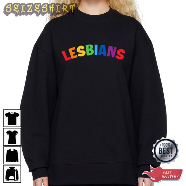 I love Lesbian LGBT Graphic Tee