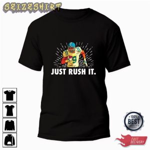 Just Rush It Football Trending Graphic Tee