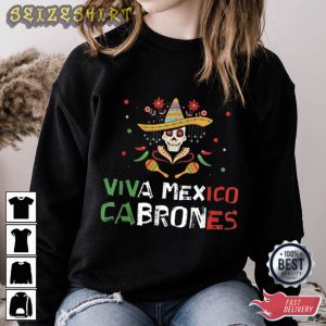 Vivia Mexico Cabrones Independence T Shirt Design