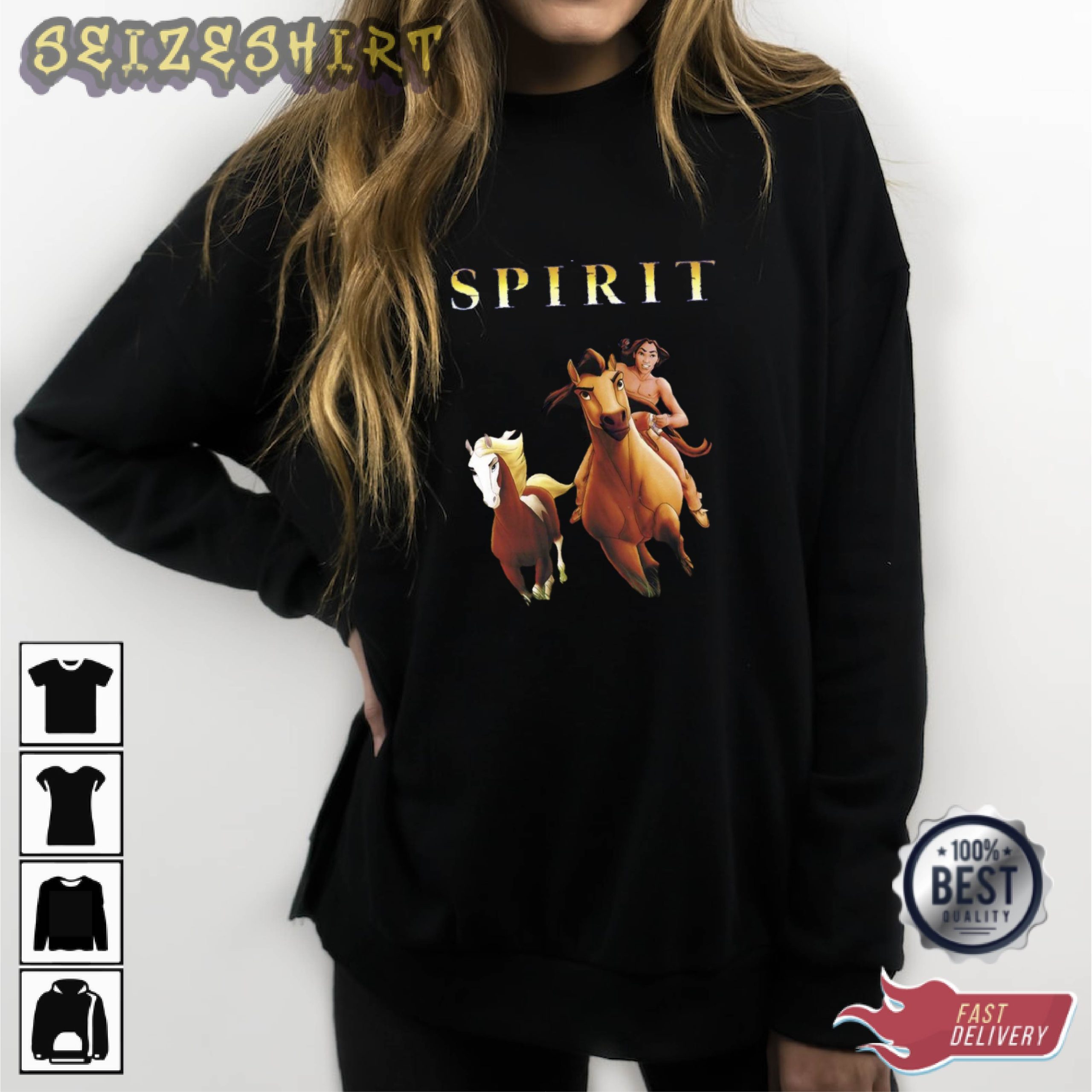 Spirit Horse Limited Graphic Tee Long Sleeve Shirt