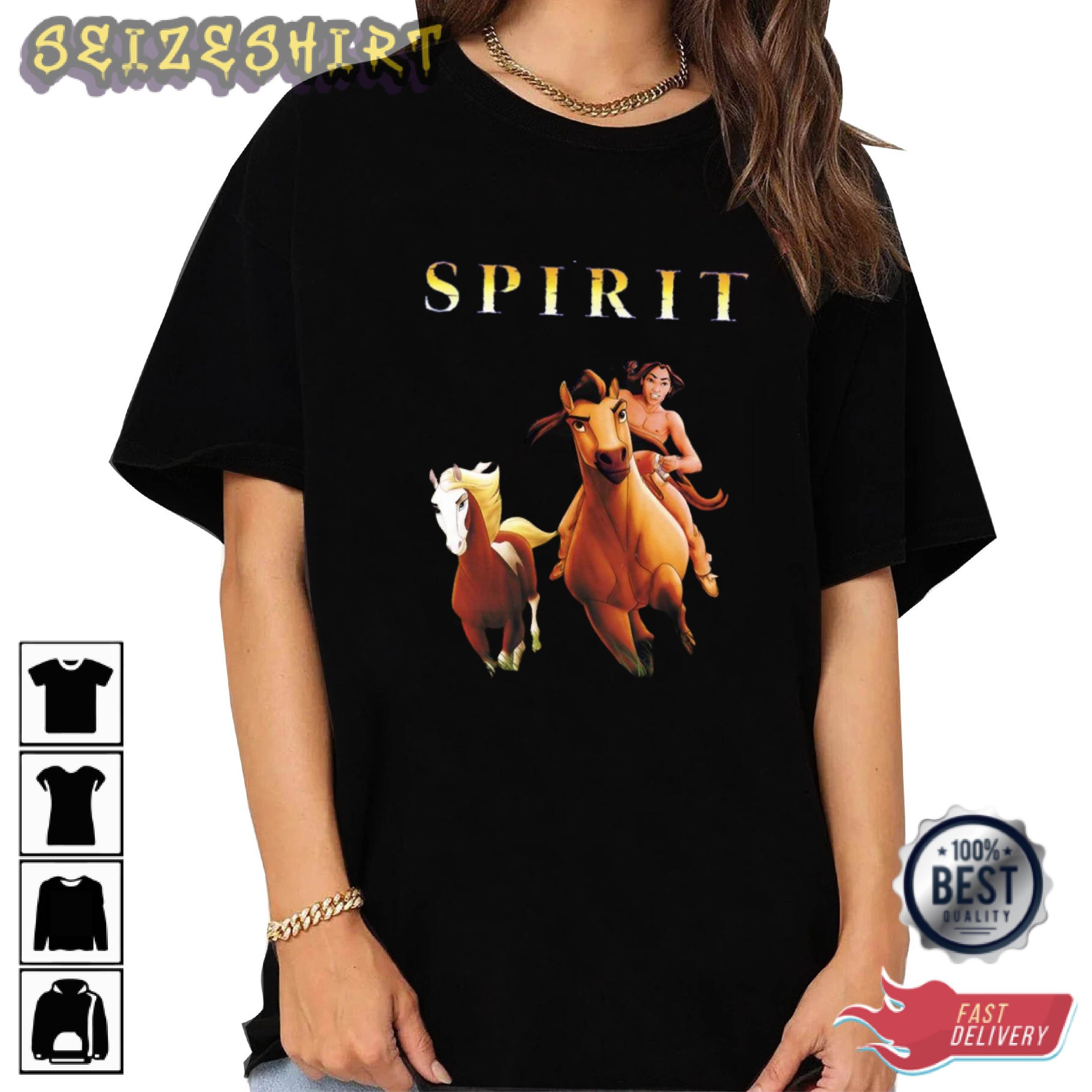 Spirit Horse Limited Graphic Tee Long Sleeve Shirt