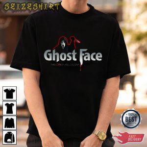 Ghost Face Focus Alphabet HOT Graphic Tee Long Sleeve Shirt