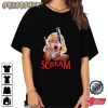 Harley Queen Scream Halloween Graphic Tee Long Sleeve Shirt