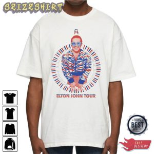 Music Concert 2022 Elton John Graphic T-Shirt