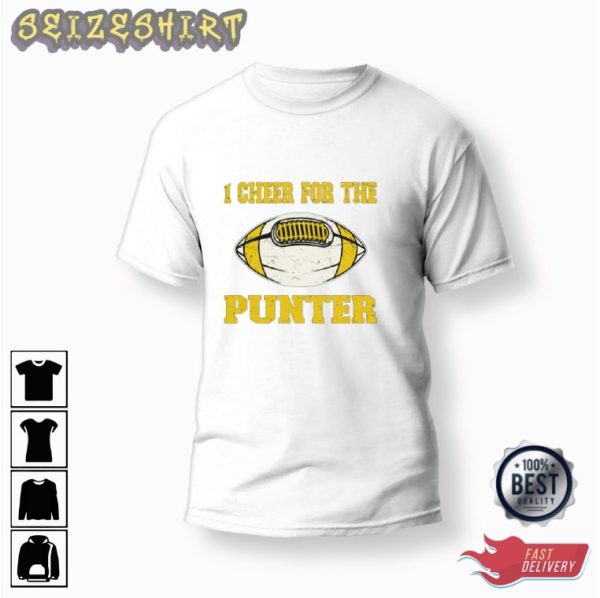 Cheer For The Punter Football Graphic Tee