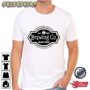 Brewing Co Black And White Graphic Tee Long Sleeve Shirt