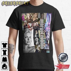 Margot Robbie Retro Unisex T-shirt For Fan