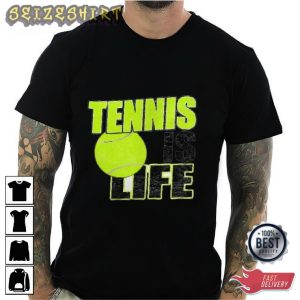 Tennis Life Best Sport Graphic Tee Long Sleeve Shirt