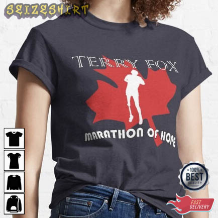 Terry Fox Marathon Running Unique Graphic Tee