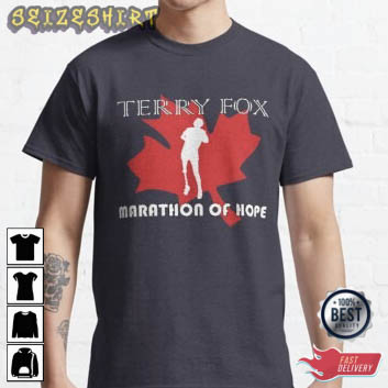 Terry Fox Marathon Running Unique Graphic Tee