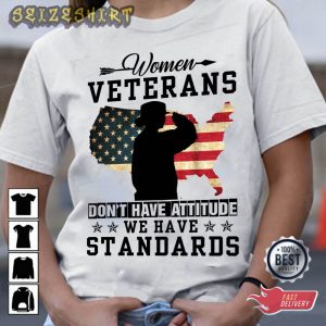 Veterans Day Graphic Tees For Women