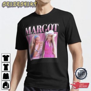 Margot Robbie Pink Barbie T-Shirt