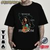 Woman Life Freedom HOT Graphic Tee Long Sleeve Shirt