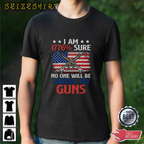 No One Will Be Talking My Guns Trendy T-Shirt