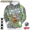 JD 5 Retro Green Bean Rugrats Horror Story 3D Hoodie