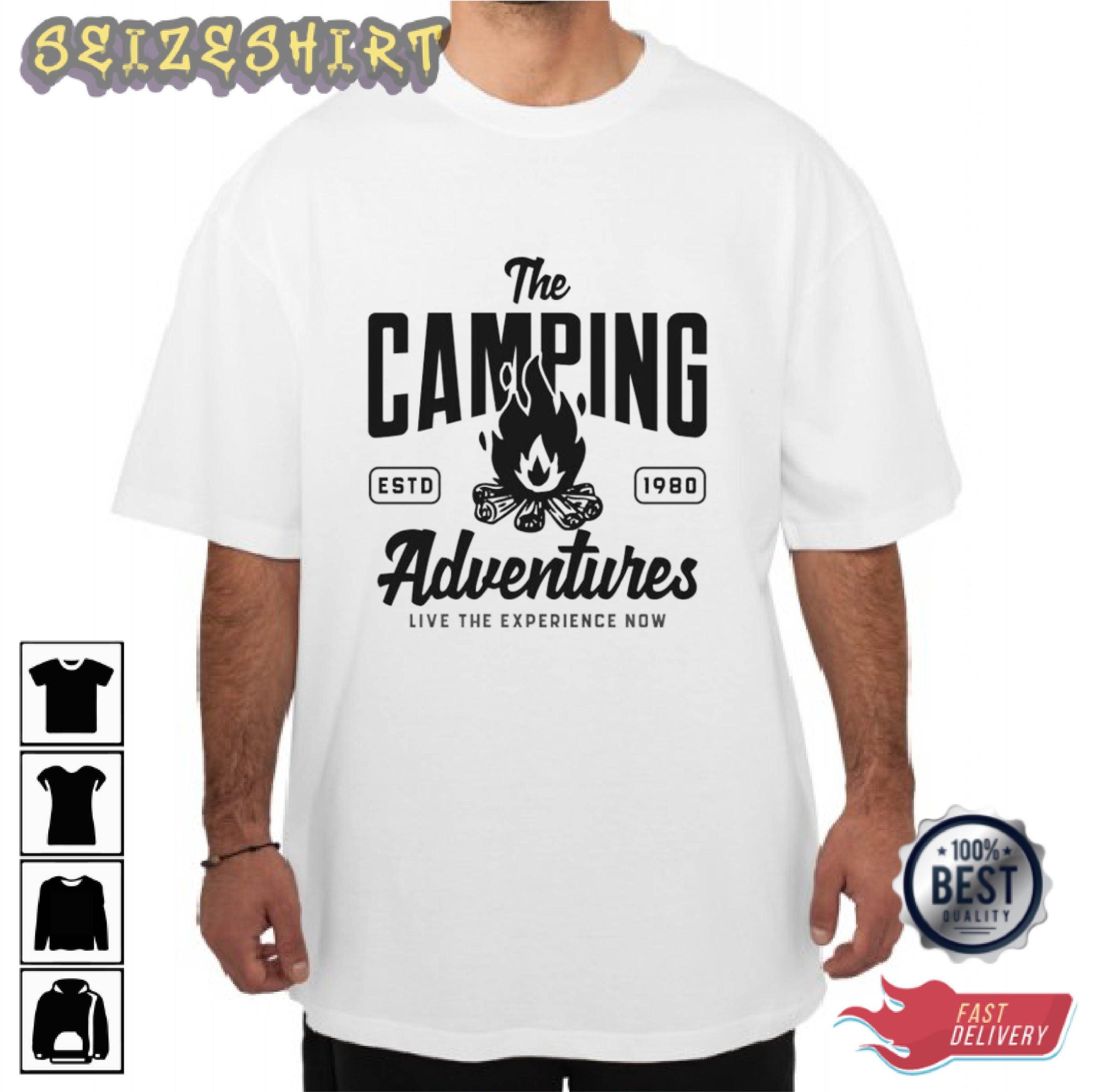 The Camping Adventures 1980 Graphic Tee