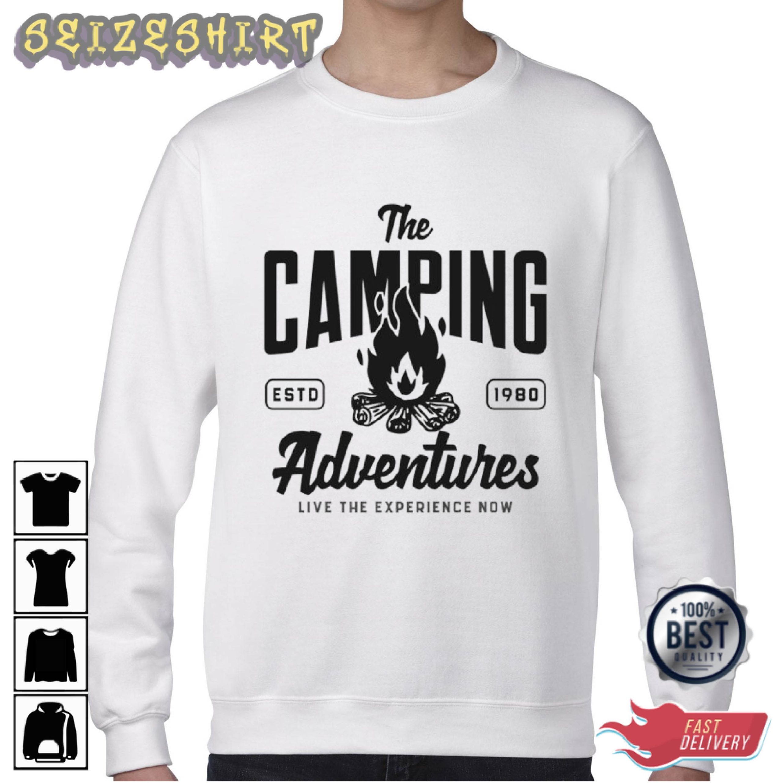 The Camping Adventures 1980 Graphic Tee